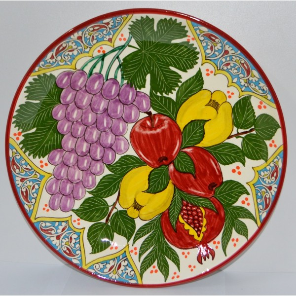 Ляган с ярким фотофруктами размером 38 см